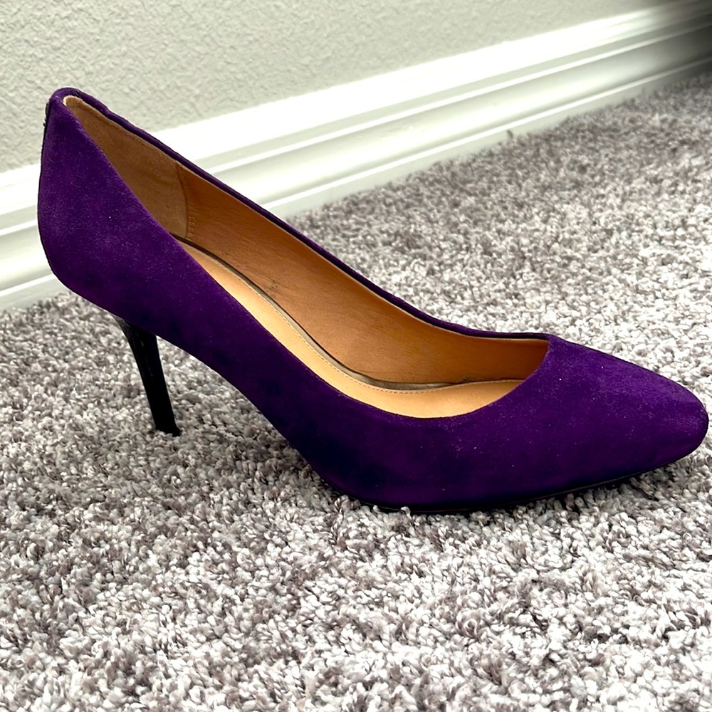 Coach Purple Suede Pumps - NWOT